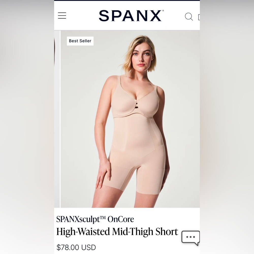 SPANXsculpt high wasted short